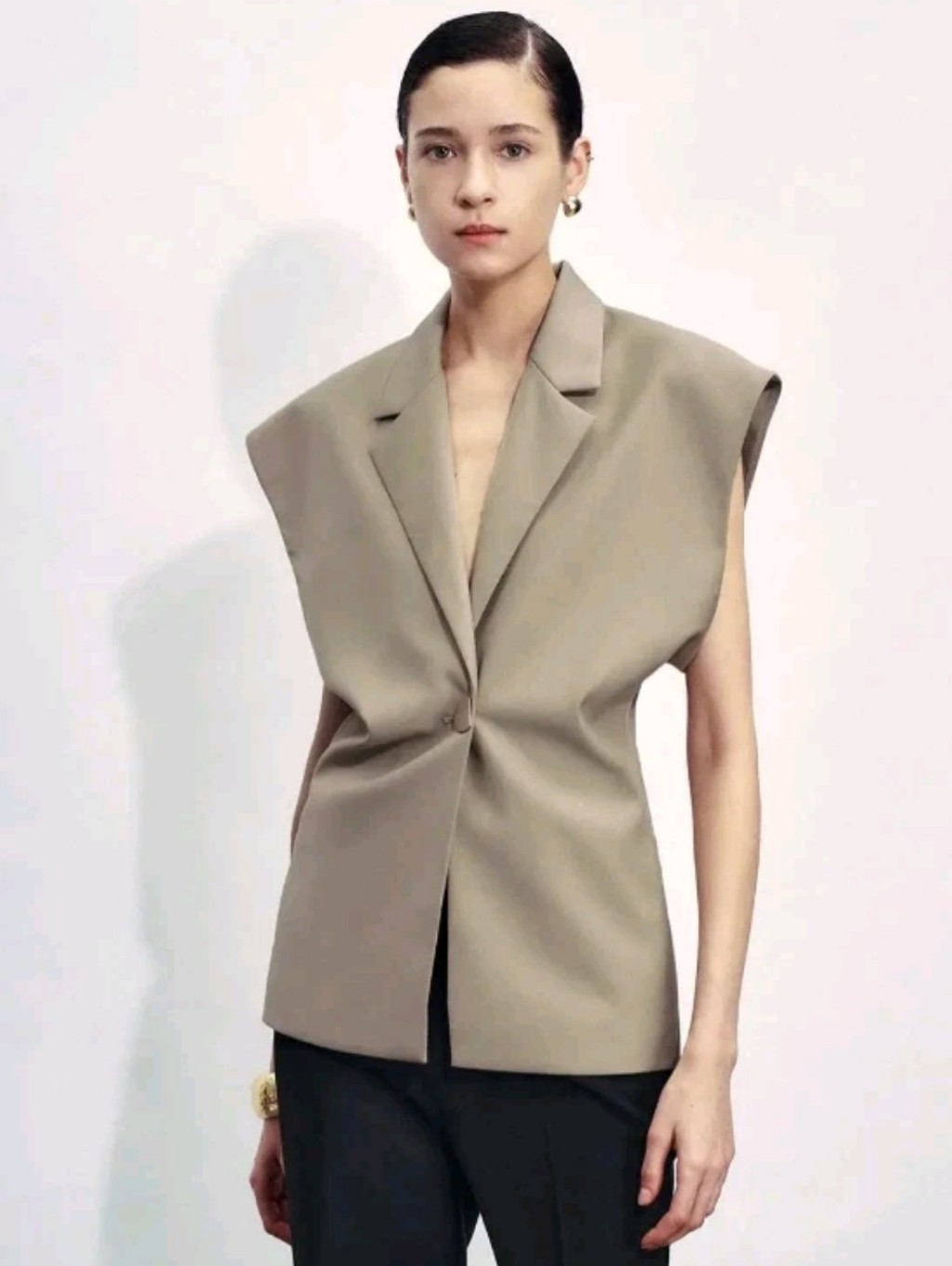 Urban Revivo Notched Lapel Waistcoat Med-Euc-Retail $79-Asos-Zara-Revolve